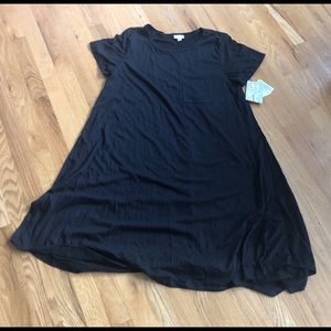 LulaRoe Carly Black Dress
